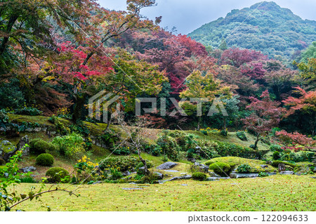 清水寺坊庭園的紅葉【福岡縣美山市】 清水寺坊庭園的紅葉【福岡縣美山市】 122094633