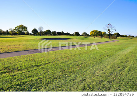 Golf course natural scenery 122094759