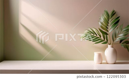 Lifestyle Botanical Plant Room Leaf Light Frame Background Wallpaper 122095303