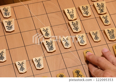 Moves in a shogi game Moves in a shogi game 122095353