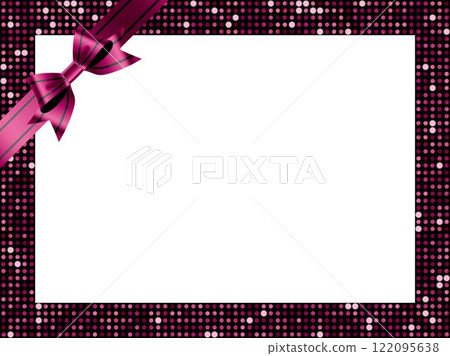 鏡面磚 F 白色，緞帶懸掛，12 洋紅色 122095638