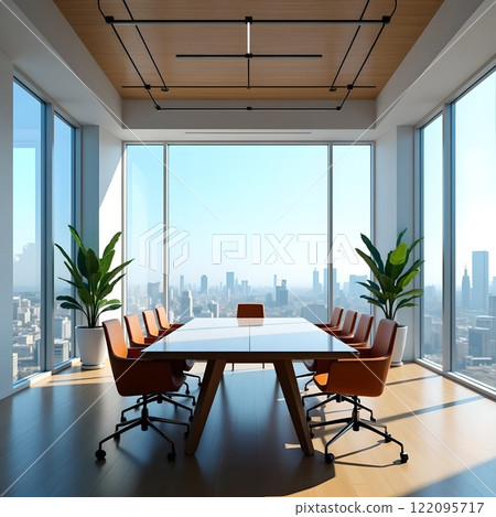 時尚的會議室/休息室 122095717