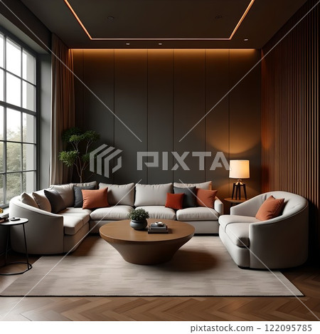 時尚的會議室/休息室 122095785