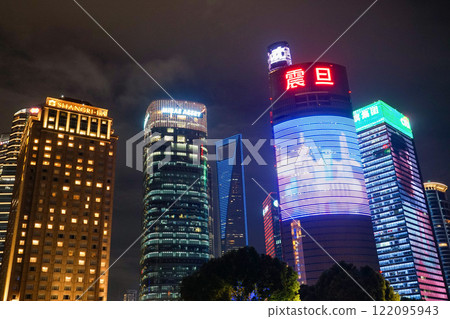 Night view of Shanghai 122095943