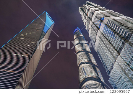 Night view of Shanghai 122095967