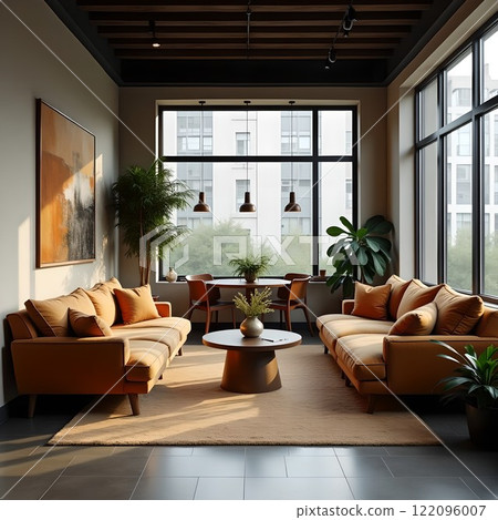 Stylish meeting room/lounge 122096007