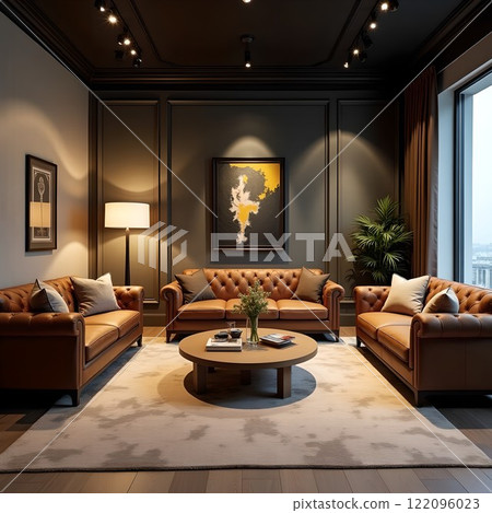 時尚的會議室/休息室 122096023