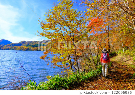 Onuma tour trail in autumn Onuma tour trail in autumn 122096986