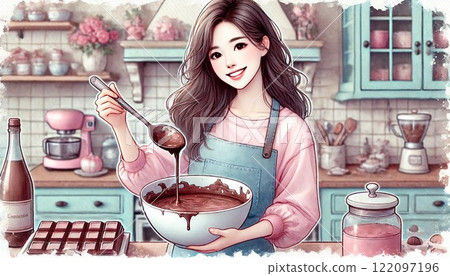手作巧克力的女人 2 122097196