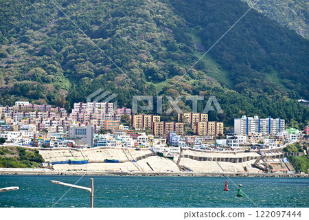 [Korea/Busan] Shirase Culture Village (Hinnyeoul Culture Village) seen from the opposite bank 122097444