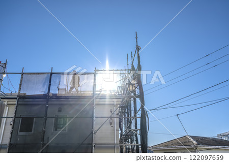 Roof repair work for detached houses Roof repair work for detached houses 122097659