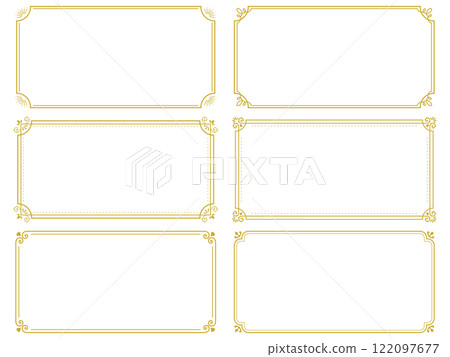 橫框鑲金西式角飾 橫框鑲金西式角飾 122097677
