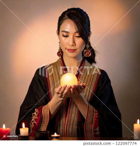 Beautiful fortune teller 122097774