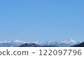 Blue sky and the Northern Alps (Hida Mountains) in winter. 122097796