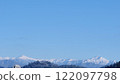 Blue sky and the Northern Alps (Hida Mountains) in winter. 122097798