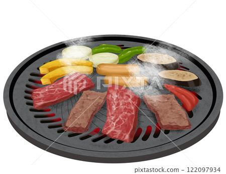  Grilled meat 122097934