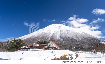 大山的雪景（從大山牧場牛奶之裡附近） 122100090