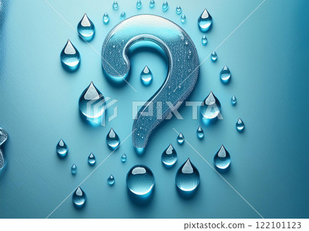 Water question mark 122101123