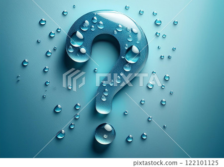 Water question mark 122101125