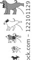 尿尿狗（單色）臘腸犬/蝴蝶犬/巴吉度獵犬/鬥牛梗/阿富汗哈犬 122101129