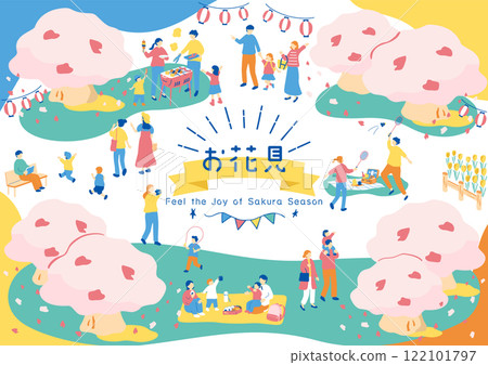 賞櫻的人們 122101797