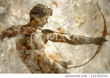 Theseus, the hero of ancient Greek mythology 122102028