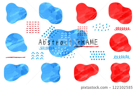 A set of decorative frames that can be freely combined with transparent watercolor frames. Stylish frames. A set of decorative frames that can be freely combined with transparent watercolor frames. Stylish frames. 122102585
