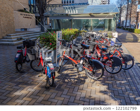 Bicycle sharing port (Chuo-ku, Tokyo) 122102799