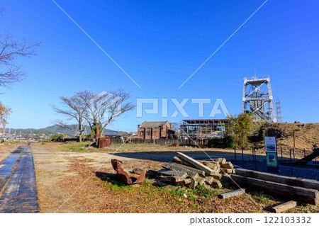 秋日陽光明媚的「日本明治工業革命遺址」萬田子站(荒尾市) 秋日陽光明媚的「日本明治工業革命遺址」萬田子站(荒尾市) 122103332