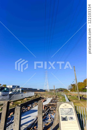 秋日陽光明媚的「日本明治工業革命遺址」萬田子站（荒尾市） 122103334