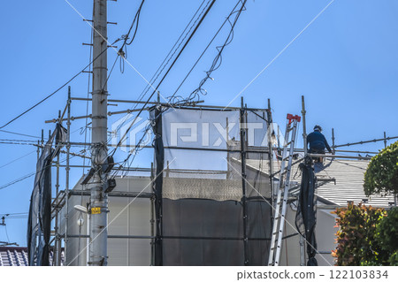 Roof repair work for detached houses 122103834