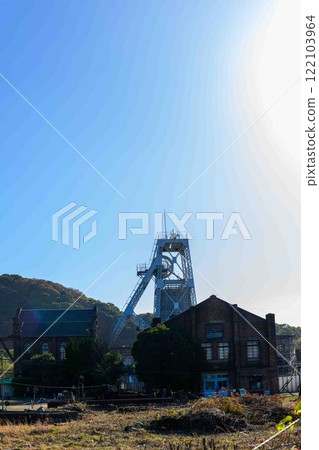 "Meiji Industrial Revolution Heritage Sites of Japan" with a clear autumn sky as a backdrop - Manda Mine Station (Arao City) "Meiji Industrial Revolution Heritage Sites of Japan" with a clear autumn sky as a backdrop - Manda Mine Station (Arao City) 122103964