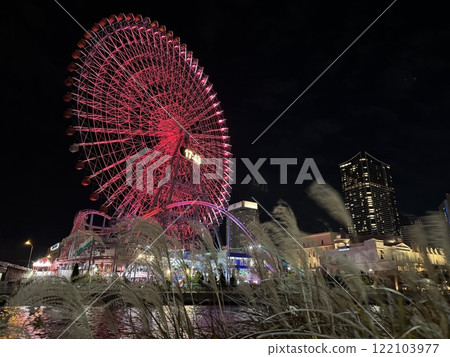 ferris wheel, amusement, amusement park 122103977