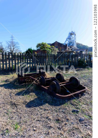 陽光明媚的秋日,「日本明治工業革命遺址」萬田子站(荒尾市) 陽光明媚的秋日,「日本明治工業革命遺址」萬田子站(荒尾市) 122103998