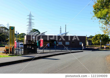 陽光明媚的秋日,「日本明治工業革命遺址」萬田子站(荒尾市) 陽光明媚的秋日,「日本明治工業革命遺址」萬田子站(荒尾市) 122104009