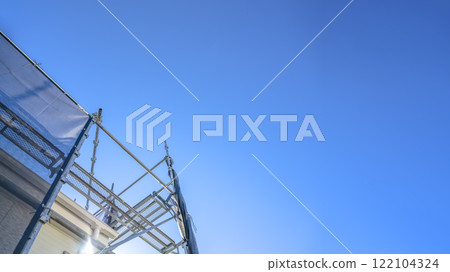 Exterior wall repair work for detached houses 122104324