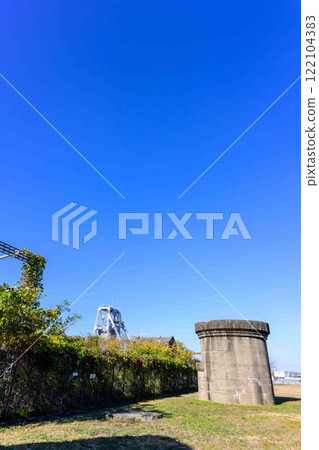 The surrounding area of the "Meiji Industrial Revolution Heritage Sites of Japan" with a clear autumn sky as a backdrop - Manda Mine Station (Arao City) The surrounding area of the "Meiji Industrial Revolution Heritage Sites of Japan" with a clear autumn sky as a backdrop - Manda Mine Station (Arao City) 122104383