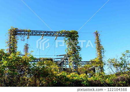 Surrounding scenery: "Meiji Industrial Revolution Heritage Sites of Japan" with a clear autumn sky as a backdrop. Manda Mine Station (Arao City) Surrounding scenery: "Meiji Industrial Revolution Heritage Sites of Japan" with a clear autumn sky as a backdrop. Manda Mine Station (Arao City) 122104388