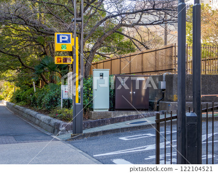 收費停車場（投幣停車場）出入口 122104521