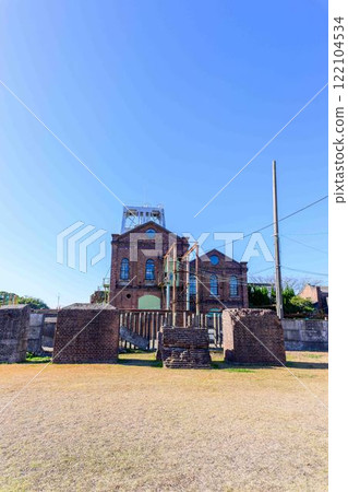 The surrounding area of the "Meiji Industrial Revolution Heritage Sites of Japan" with a clear autumn sky as a backdrop - Manda Mine Station (Arao City) 122104534
