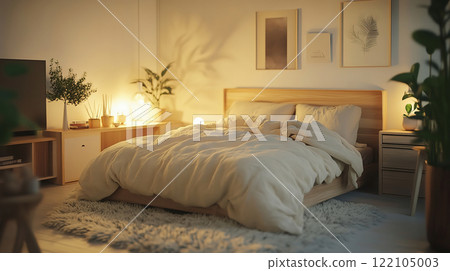 與簡單的木質家具統一的房間 與簡單的木質家具統一的房間 122105003