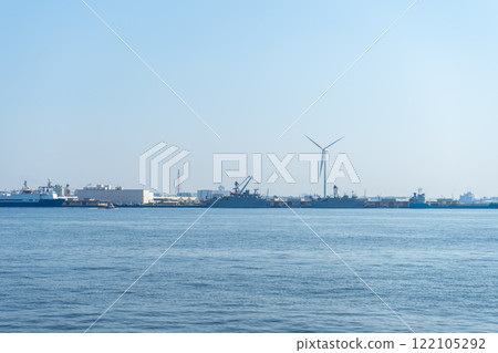 Scenery from the Shinko Pier passenger ship terminal in Yokohama, Kanagawa Prefecture 122105292