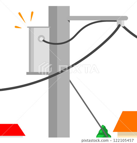 Pole transformer 122105457