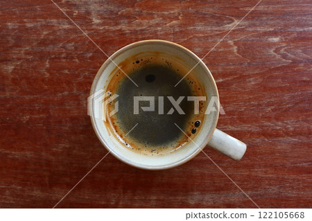 Coffee seen from directly above 122105668