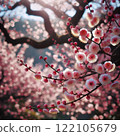 White-eye in a plum tree 122105679