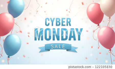 Cyber Monday Sale blue background Cyber Monday Sale blue background 122105830