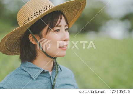 生菜農夫和雨 122105996