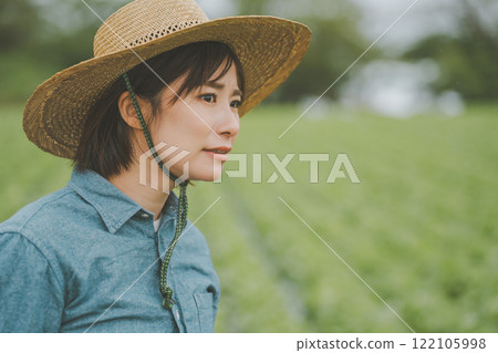 生菜農夫和雨 122105998