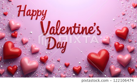 happy valentine love background 122106474