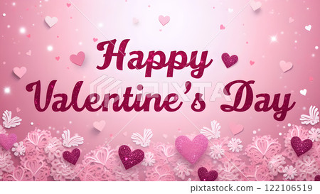 happy valentine love background 122106519